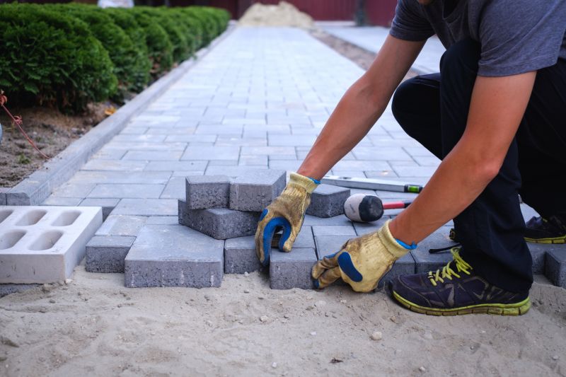 Paver Installation Site