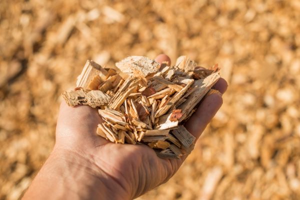 Wood Chips Spreading in Cherry Hill