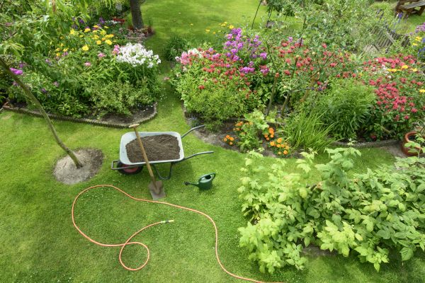 Flower Bed Construction in Cherry Hill