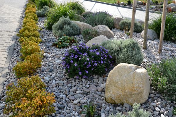 Decorative Rock Installation in Cherry Hill